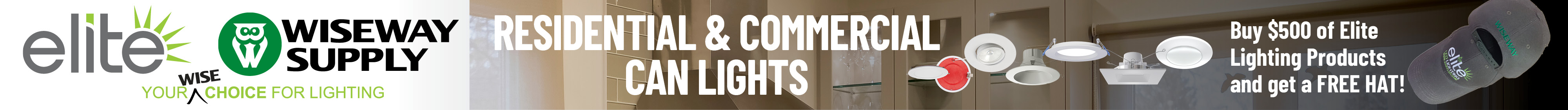 Banners for Elite Lighting Quarterly Products Promotion Campaign